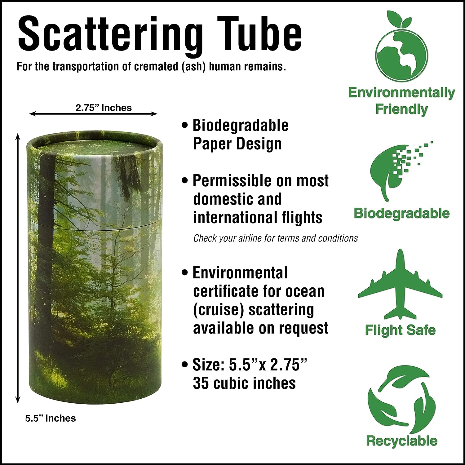 Casket Depot Scattering Tube Mini Review